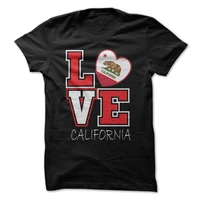 love california flag womens t shirt