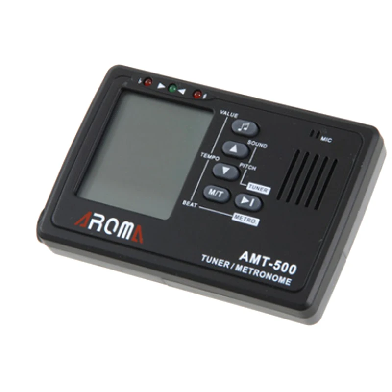 Аромат AMT 500 3 В 1 Большой Экран Метроном Тюнер 30 260bpm и тон генератор Поддержка