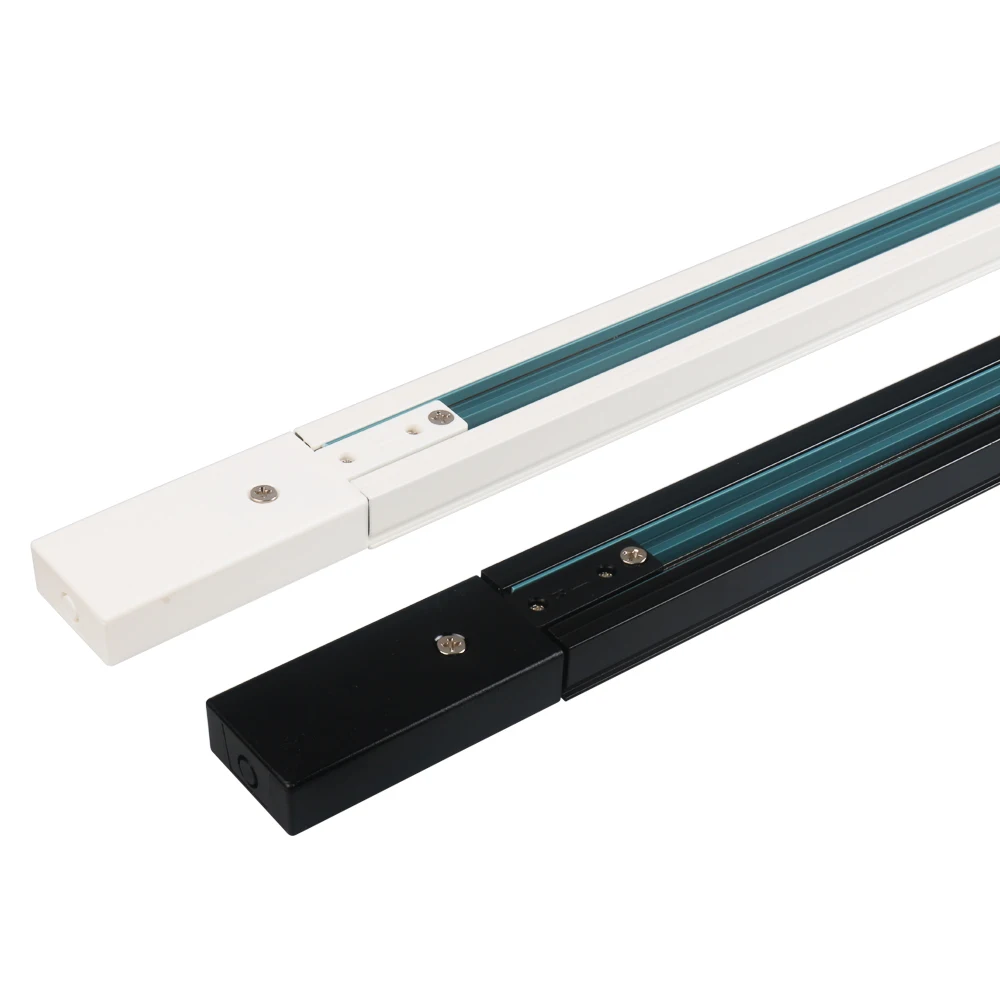 GO OCEAN Track Light 1meter Трек-рельс 3 Провода Прожекторные лампы Светильники Алюминиевые световые люки 3-проводные 1 фазное освещение