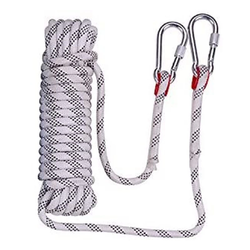 

20M Rock Climbing Rope Diameter 12mm Fire Escape Rope ,Escape Rope Climbing Equipment Emergency Rescue Parachute Rope