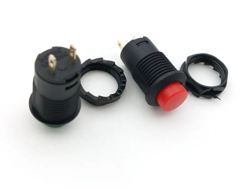 12 мм Блокировка с фиксацией кнопки вкл./выкл. Зеленый + красный | Обустройство дома