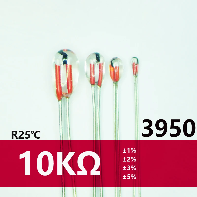 MGB MF51 10K 103 1% 3950 3975 стеклянный Температурный датчик NTC с датчиком температуры в