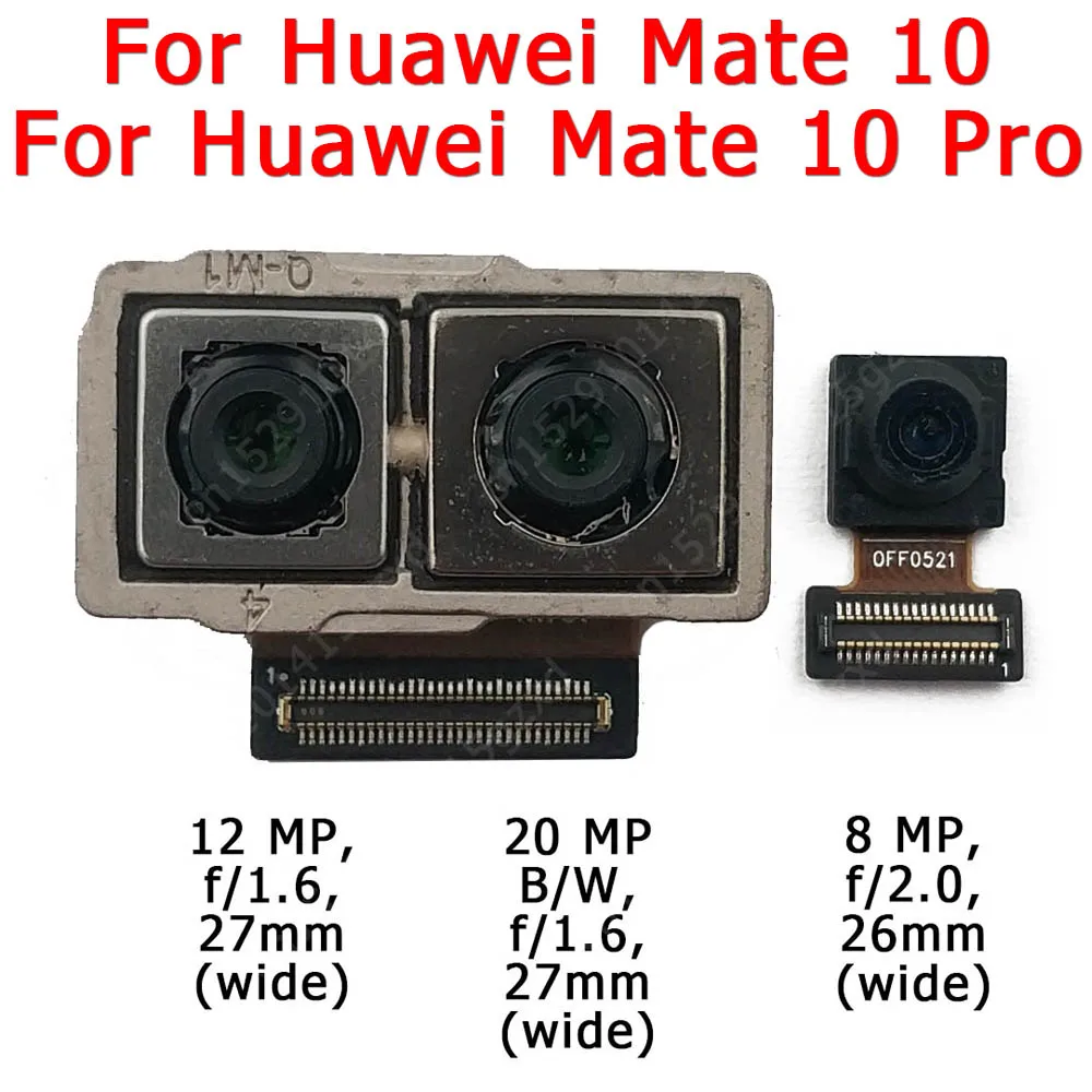 Оригинальная фронтальная задняя камера для Huawei Mate 10 Lite Mate10 Pro основной