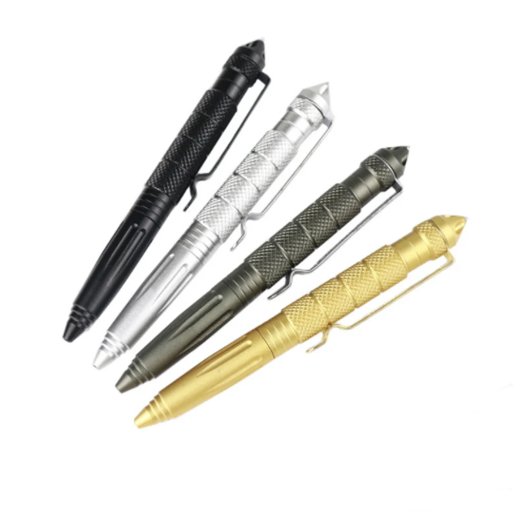 

15cm Personal Tactical writing Pen Self Defense Pencil Multipurpose Aviation Aluminum Anti-skid Portable Outdoor Camping Tools