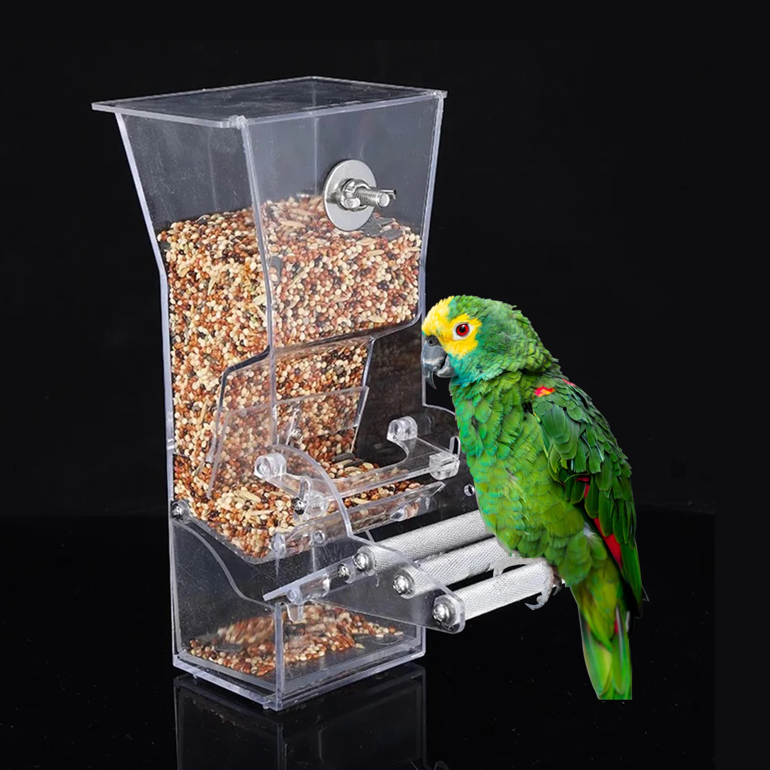 

Feeder Bird Automatic Feeders Bird Food Ontainer Bird Food Feeders For Pet Birds Feeding Devices Birdfeeders