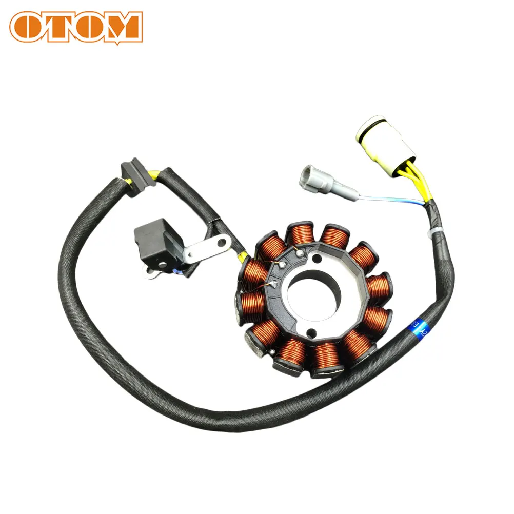 

Катушка для мотоцикла OTOM, 12 полюсов, генератор Магнето, контур статора в сборе для ZONGSHEN NC250 NC450 250CC 450CC, двигатель для мотокросса