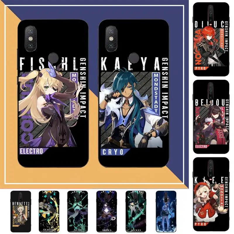 

genshin impact Phone Case for Redmi Note 8 7 9 4 6 pro max T X 5A 3 10 lite pro
