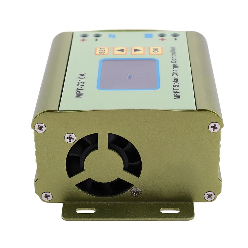 

Mppt Solar Panel Battery Regulator Charge Controller With Lcd Color Display 24/36/48/60/72V 10A With Dc-Dc Boost Charge Function