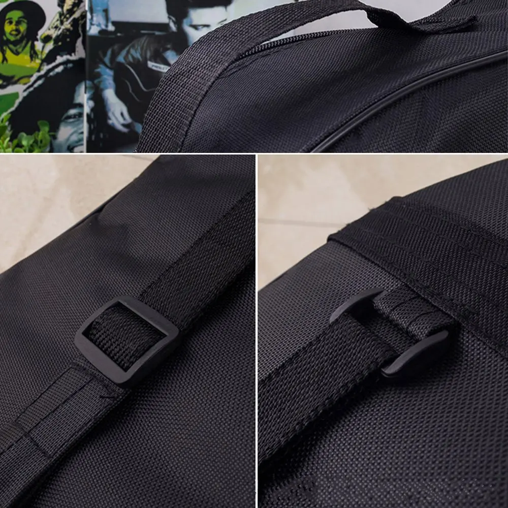 

1PC Portable Waterproof Guitar Bag Double Straps Thicken Soft Guitar Case Fashion Black Guitar Backpack Guitar Accessories