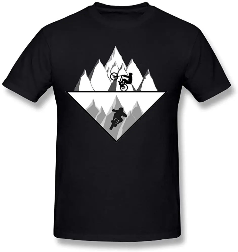 Новинка 2020 летняя мужская крутая дышащая футболка из чистого хлопка для езды на