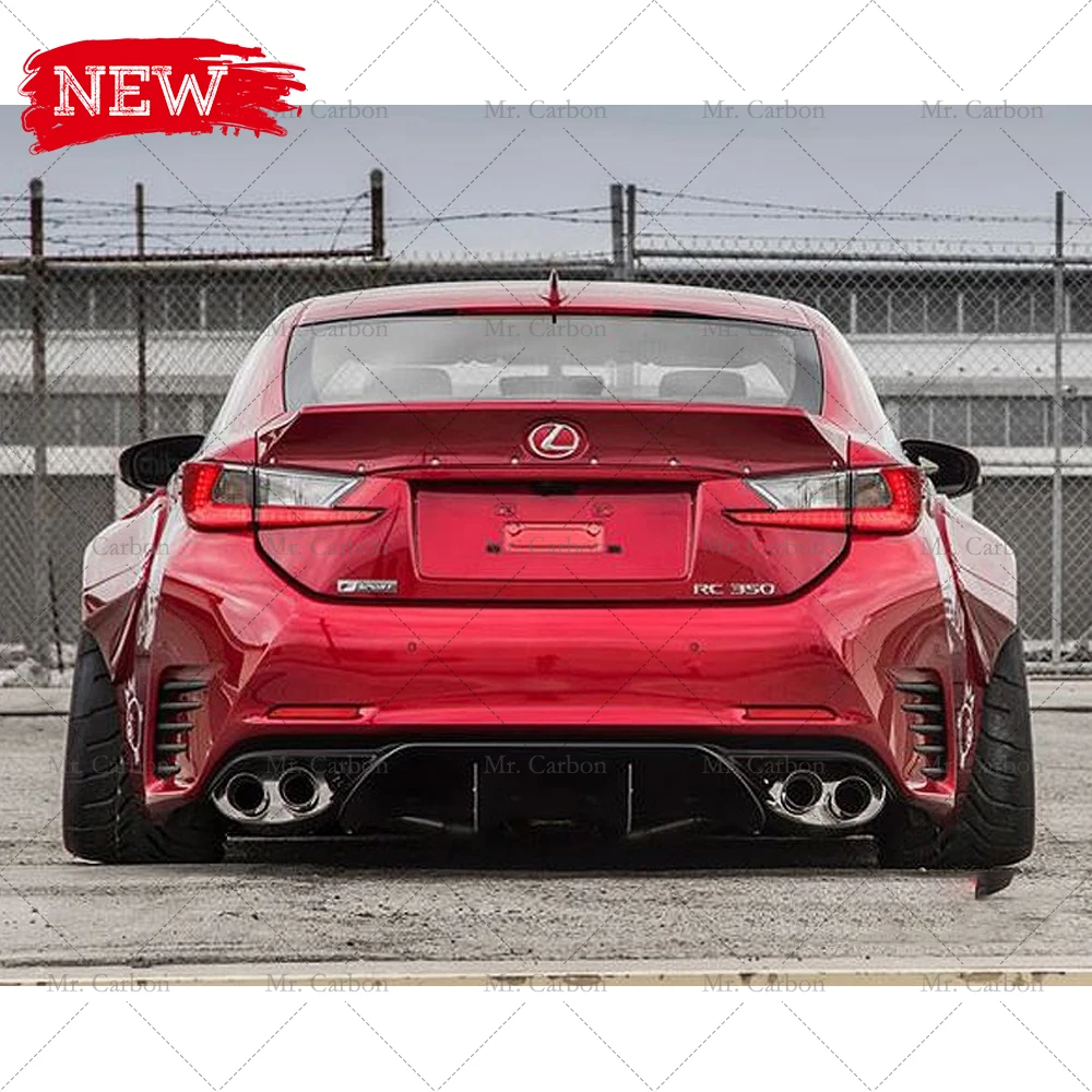 Для LEXUS RC 300 F-SPORT RB стиль стекловолокно передняя губа/боковая
