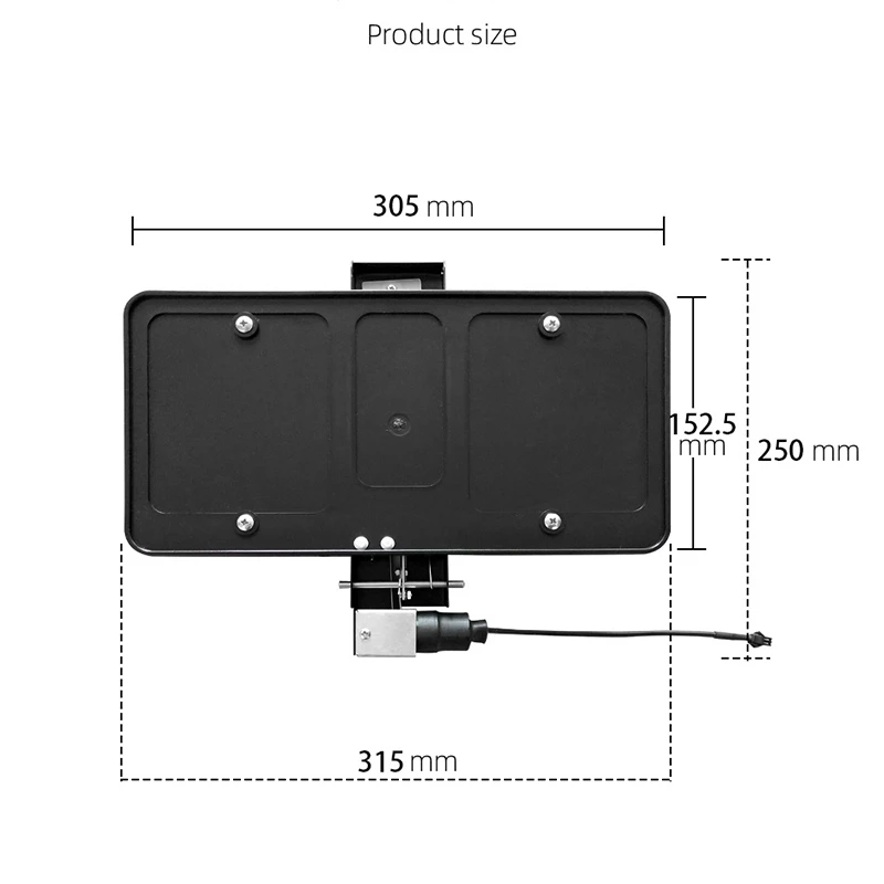 США Флип выдвижной держатель номерного знака Рамка пульт управления
