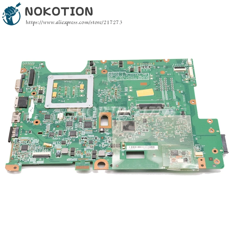 Материнская плата NOKOTION для ноутбука HP Compaq CQ60 G60 материнская GL40 DDR2 с бесплатным ЦПУ