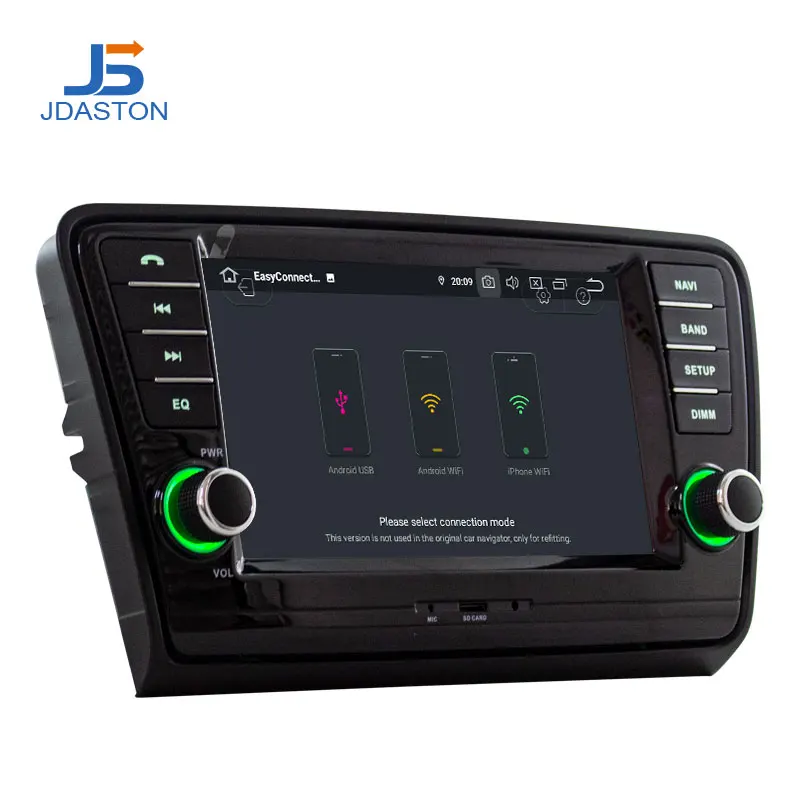 Автомобильный DVD плеер JDASTON Android 10 0 для SKODA Octavia 2013 2014 2015 мультимедийная