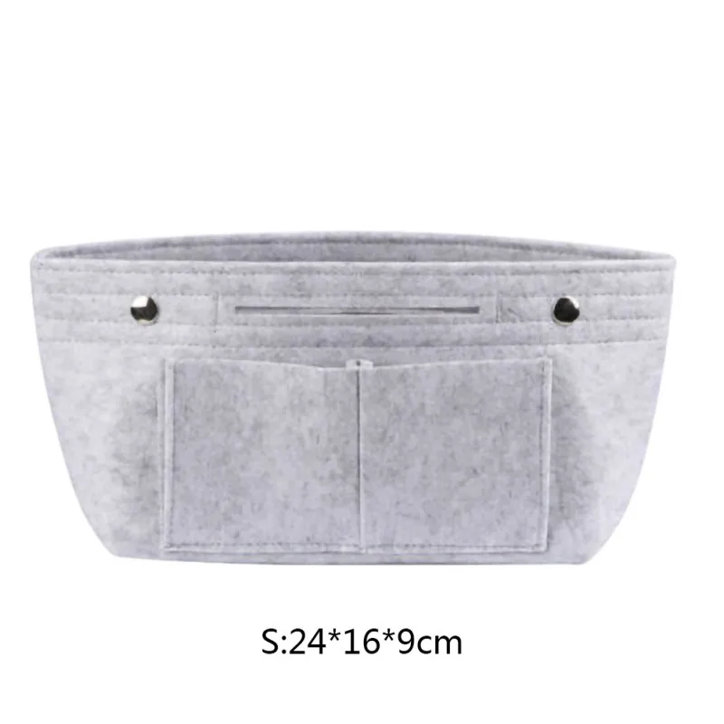 Модная Повседневная лаконичная сумка-Органайзер войлочная сумка с несколькими