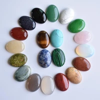 free shipping 20pcslot wholesale 18x25mm 2020 hot sell natural stone mixed oval cab cabochon teardrop beads for jewelry making