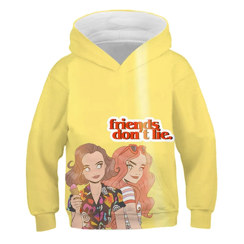 

New 3 D Print Stranger Things Hoodie Kids Movie Hoodies for Teen Girl Fashionable Polyester Plush Long Sleeve Sweatshirt Costume