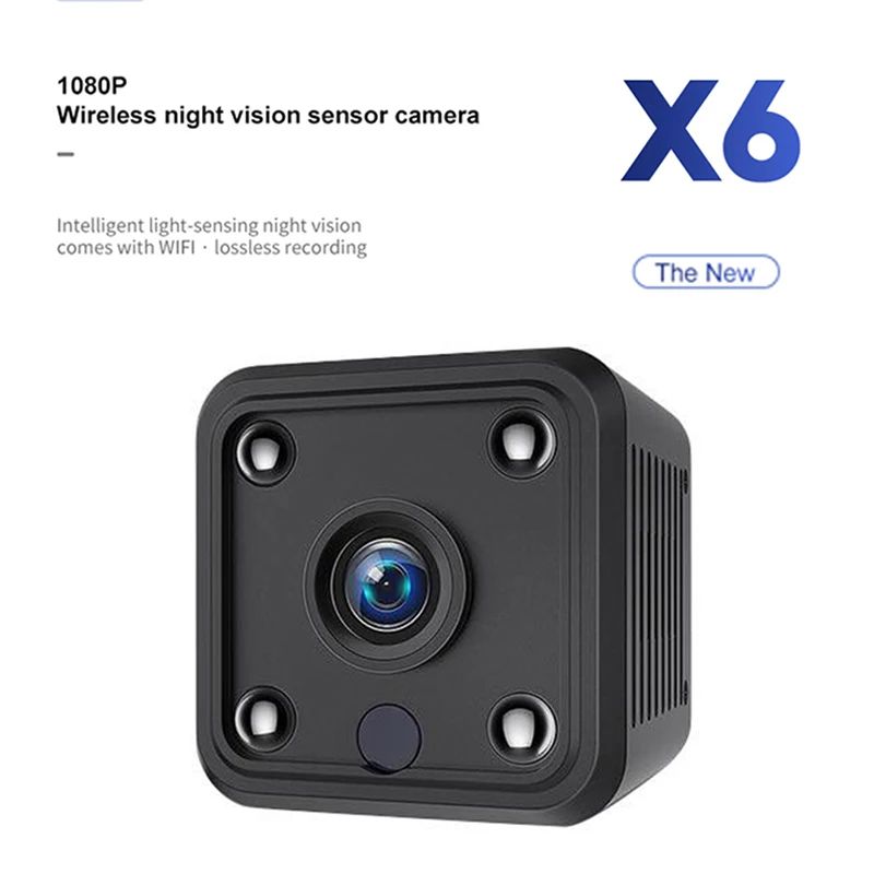 

1080P HD мини-камера беспроводная Wi-Fi камера ночное видение Обнаружение движения видеорегистратор домашняя видеокамера