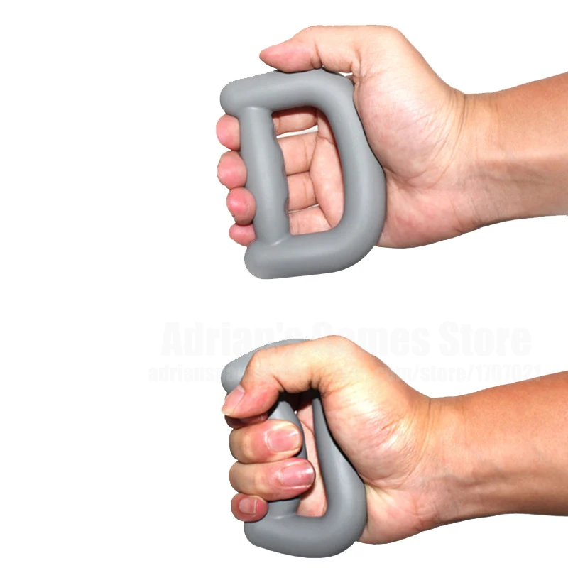 

30/40/50lb Silicon Hand Grips D-shape Grip Home Fitness