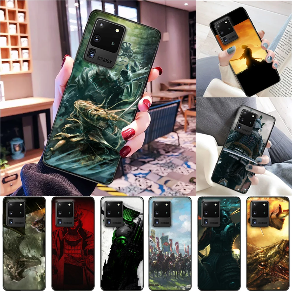 

Japanese Samurai Phone Case For Samsung Galaxy S10 S9 S8 S20 Lite Ultra Plus S20 FE S10E Carcasa Funda Back Cover