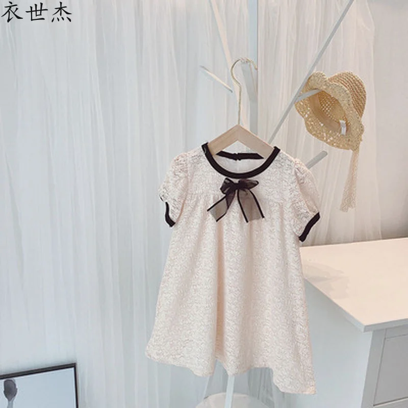 

2021 girls small fragrance dress summer new fashion cute princess female baby dress