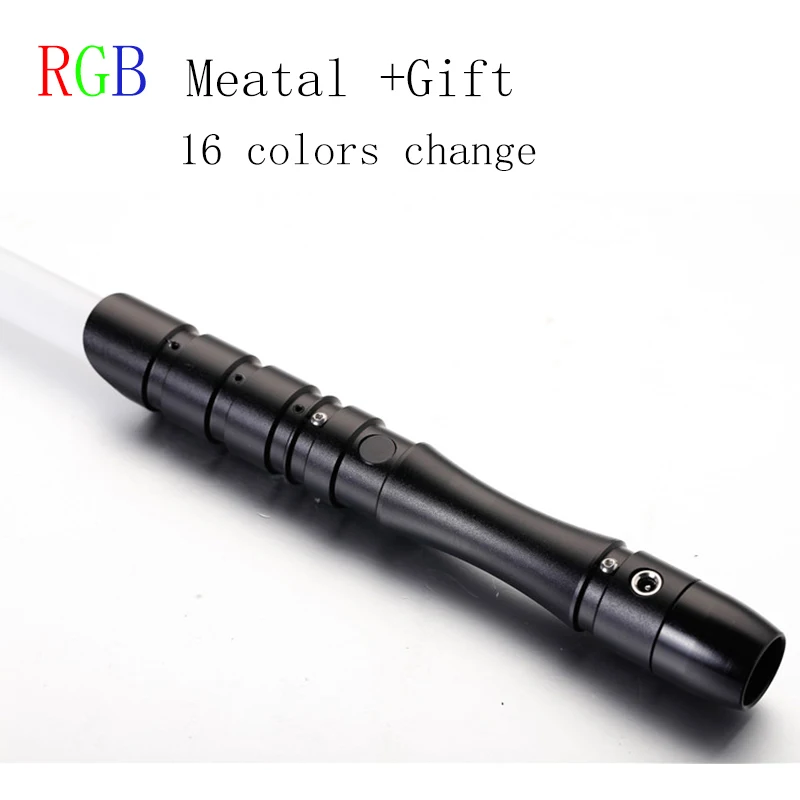 

Светильник вой меч, металлический меч, игрушки, тяжелый дуэль, световой меч RGB, 16 цветов, изменение силы FX, блокировка Sith, Люк светильник вой м...