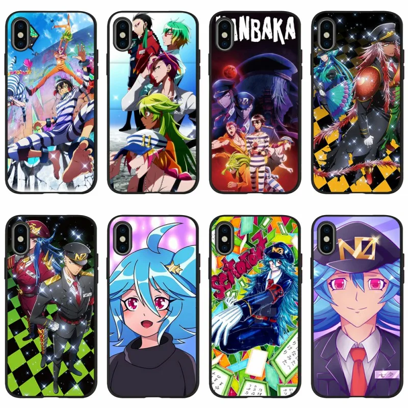 Японский мультяшный силиконовый чехол Nanbaka для iPhone 11 XR XS Max 7 8 6 6S Plus 5|Бамперы| |
