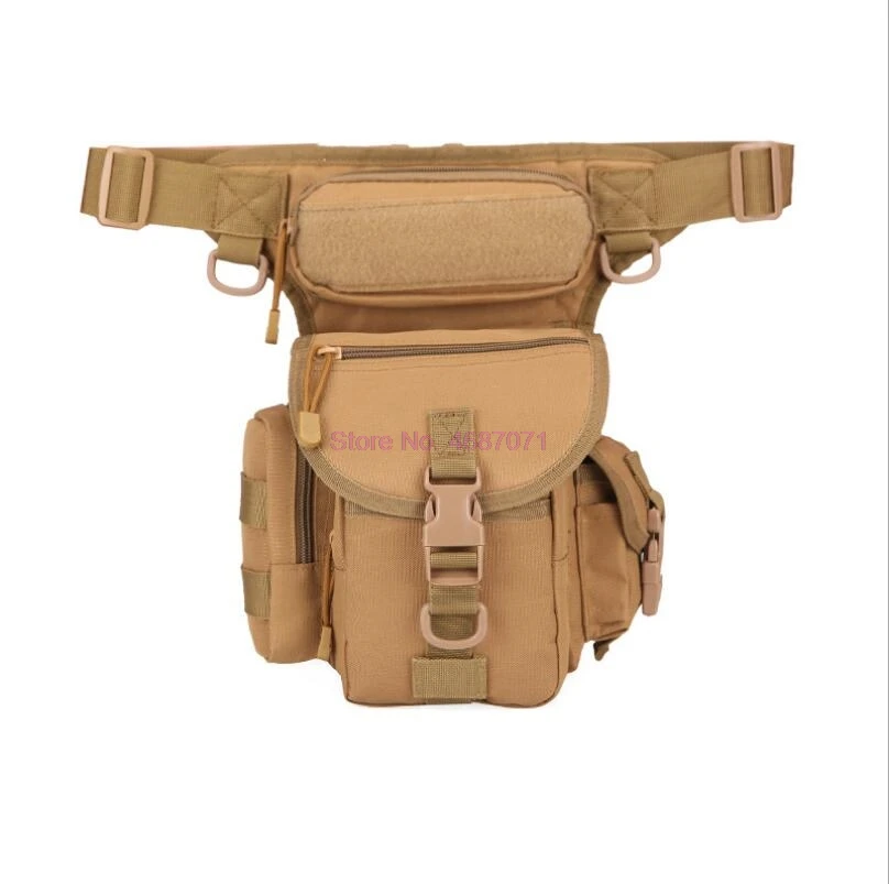 Доставка DHL 10 шт. Военно-тактическая сумка на ногу инструментальный поясной чехол для охоты мотоцикла езда мужчины 1000D пакеты.