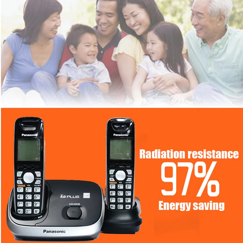 Цифровой беспроводной телефон с функцией громкой связи стационарный для офиса и