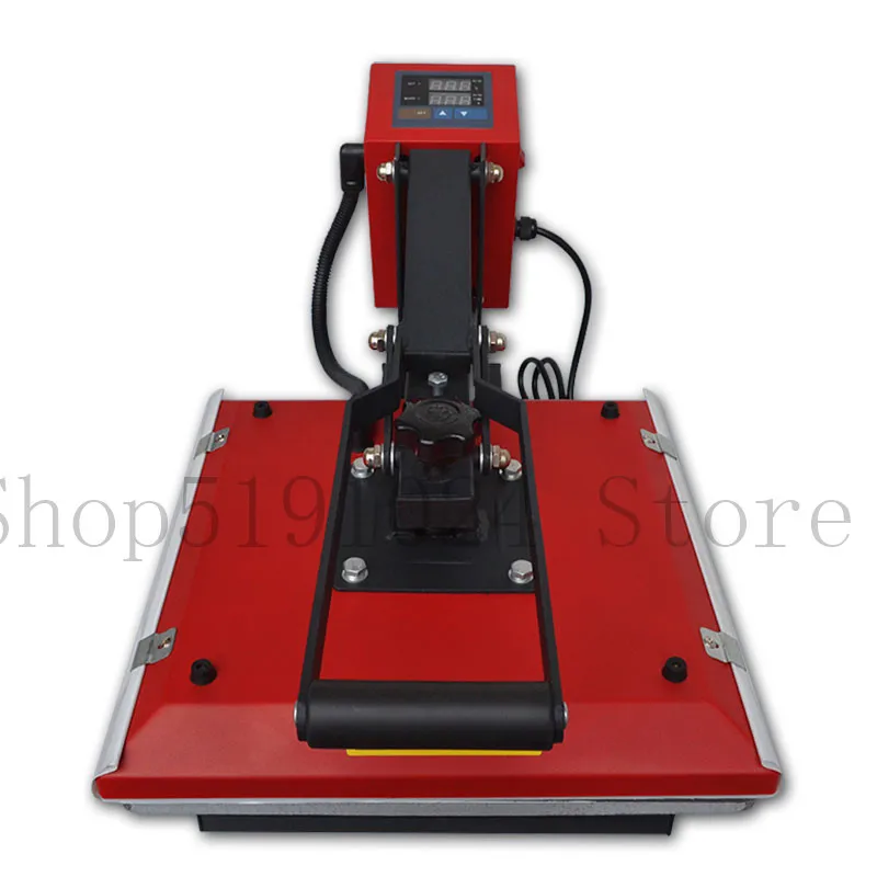 38*38 heat transfer machine flat plate pressing machine small high pressure heat press machine printing T-shirt hot drilling