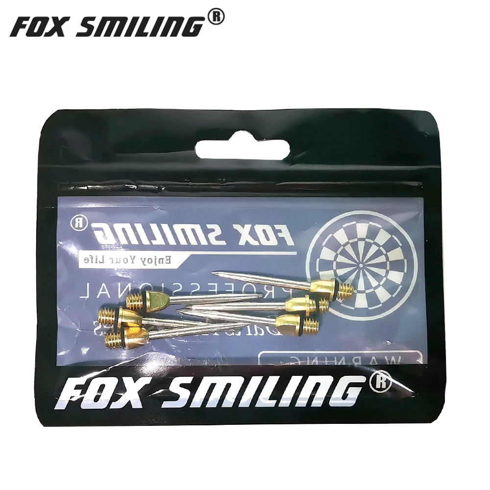 Лисица Smiling 28 мм стальная Дротика s Tip 6 шт. профессиональный сменный дротик