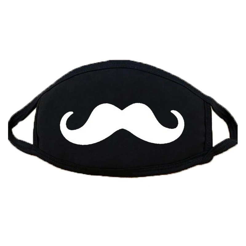 Маска для лица с забавным аниме рисунком женщин и мужчин моющаяся | Дом сад