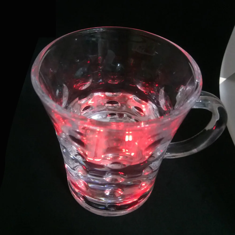 

Mini Glow Coaster LED Bottle Light Stickers Festival Nightclub Bar Party Vase Decoration LED Glorifier Drink Cup Mat 3 Modes