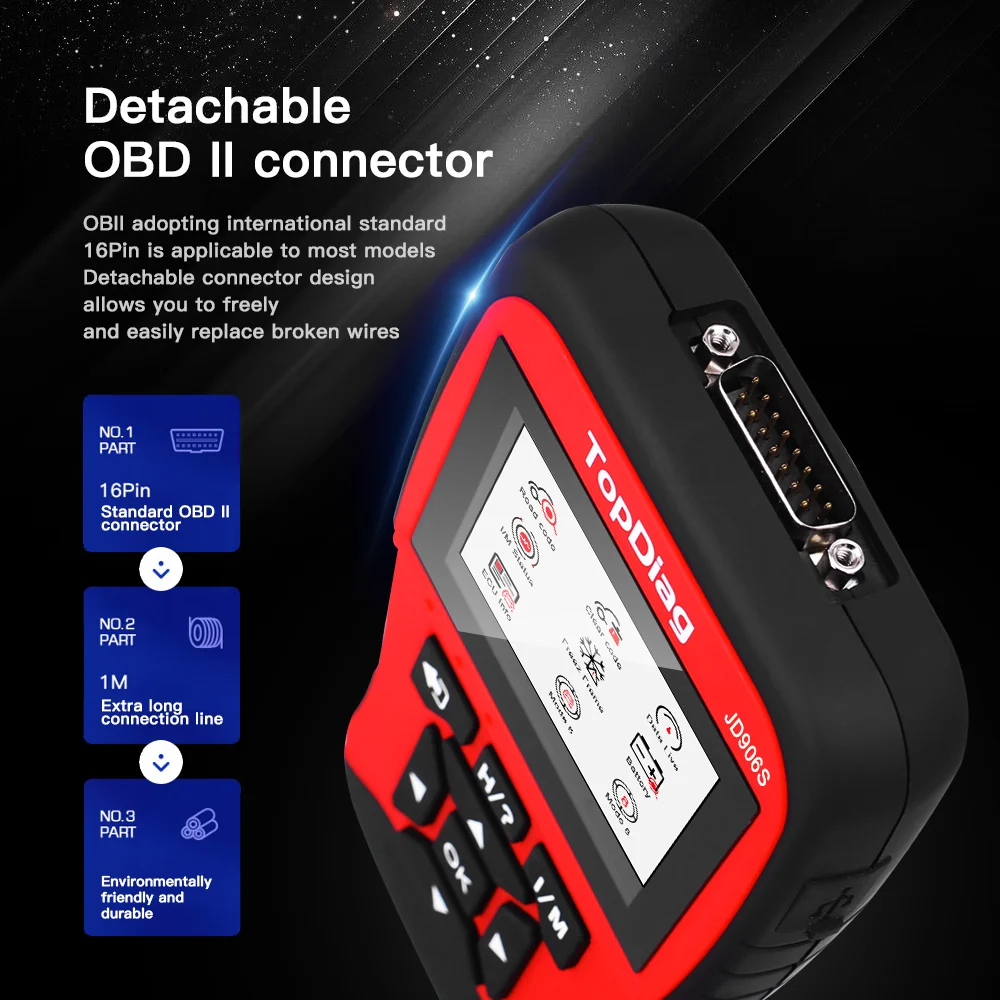 Диагностический сканер OBD2 TopDiag диагностический инструмент для определения