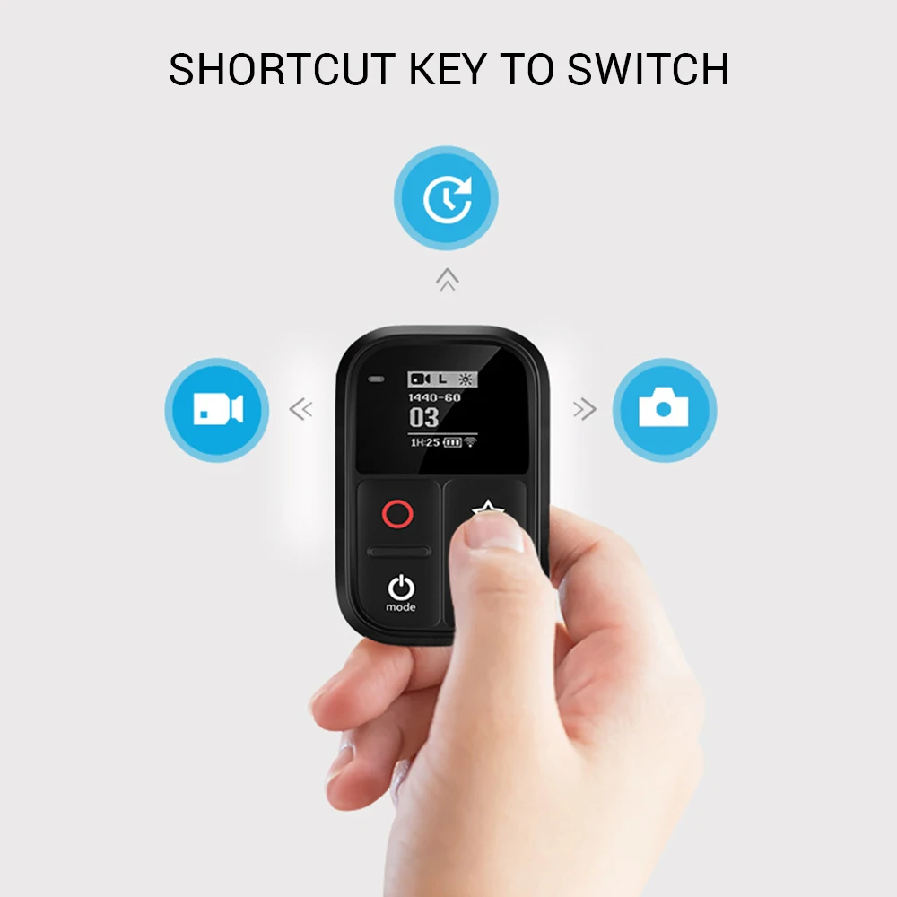 Wireless WIFI Remote Control Camera For GoPro Accessories HERO7/6/5/SESSION/4/3 Gopro | Электроника