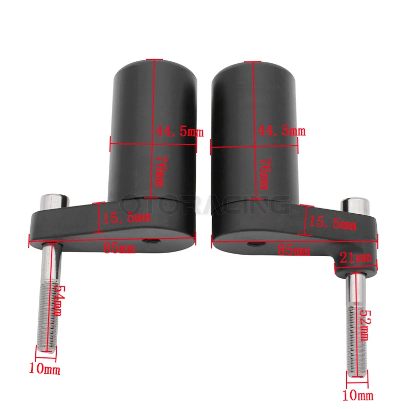 Мотоциклетные черные/карбоновые слайдеры с защитой от падения для Kawasaki Ninja ZX 10R