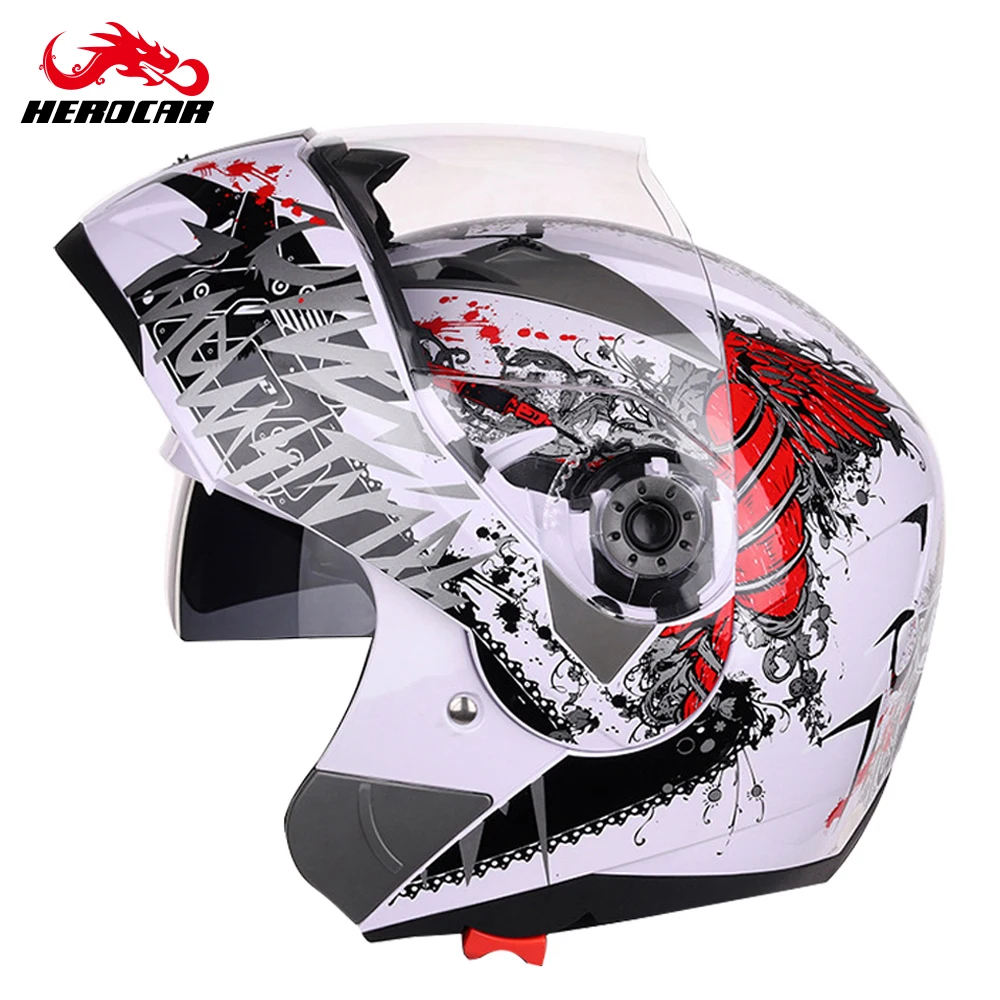 Мотоцикл JIEKAI шлем Moto Casco Filp Up козырек Capacete для мотокросса унисекс мотоциклетный с
