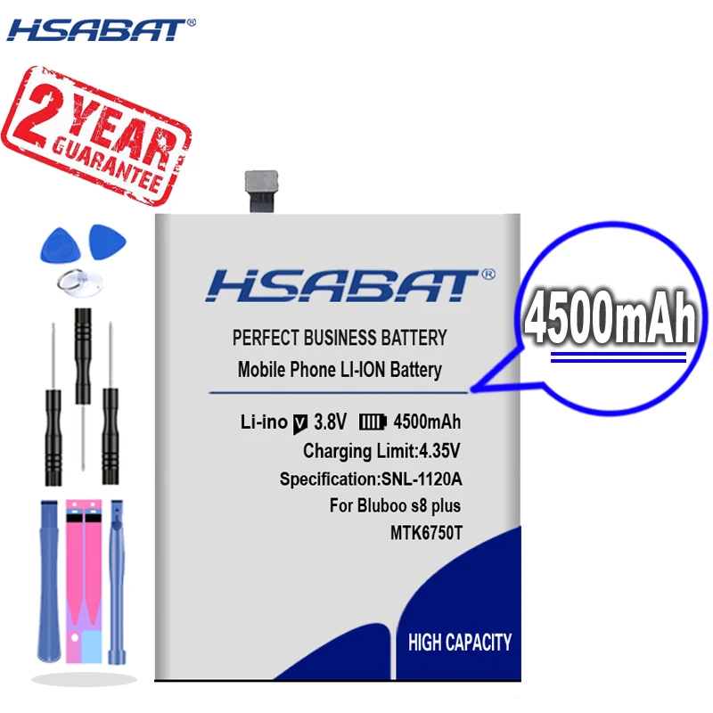 Новое поступление [HSABAT] 4500 мАч Сменный аккумулятор для Bluboo S8 Plus - купить по
