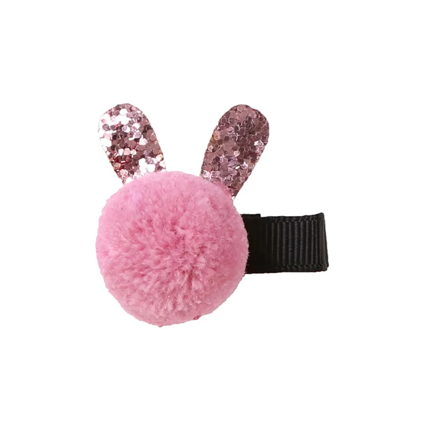 Аксессуары для волос девочек заколки модные детские маленьких милые с кроликом