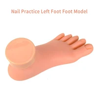 nail training handfoot flexible soft plastic hand model flectional mannequin fake hand nail art practice display tools