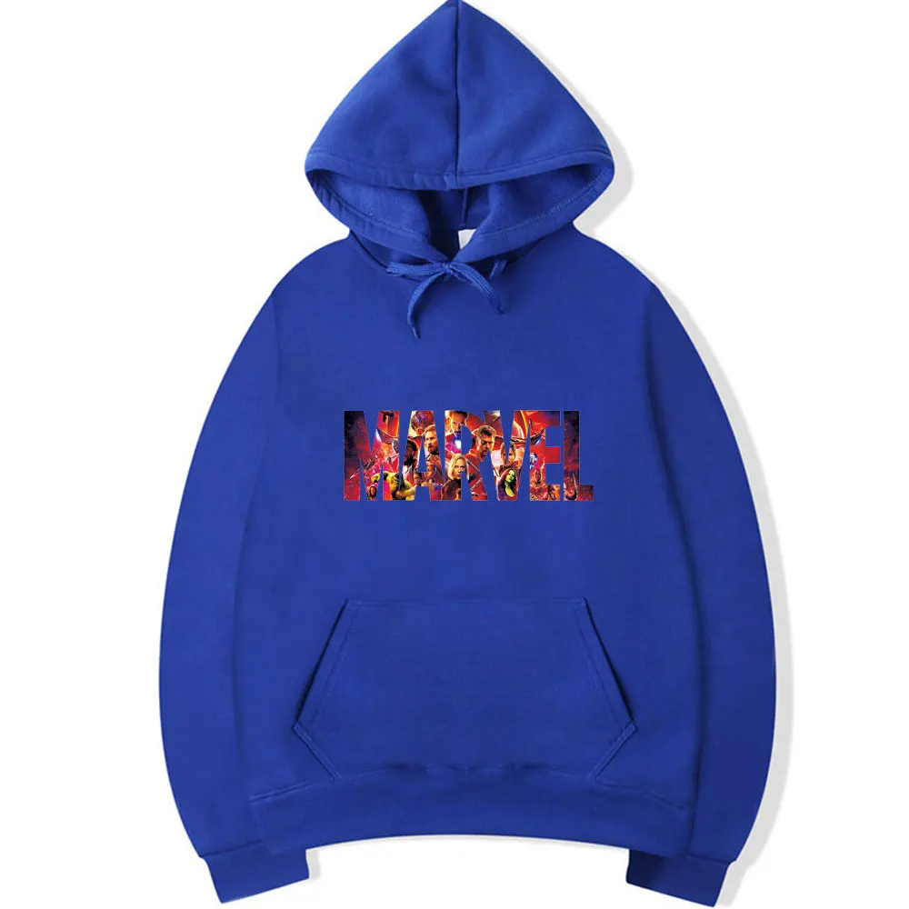 Мужская толстовка с длинным рукавом Marvel худи высокого качества повседневная