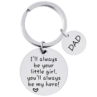 newest stainless steel keychain bag metal pendant car key ring