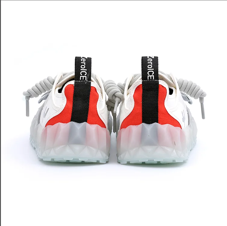 

2021 fashion OTZ genuine men's shoes men's spring sports shoes lace-up flat shoes breathable running sports