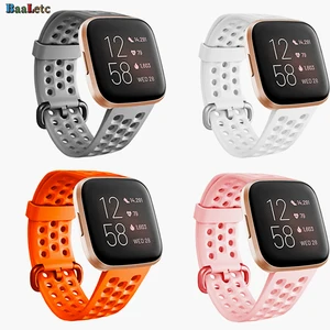 Браслет Baaletc для Fitbit VersaVersa с 2 вентиляционными отверстиями, дышащий ремешок для часов с воздушными отверстиями для браслета Fitbit Versa 2