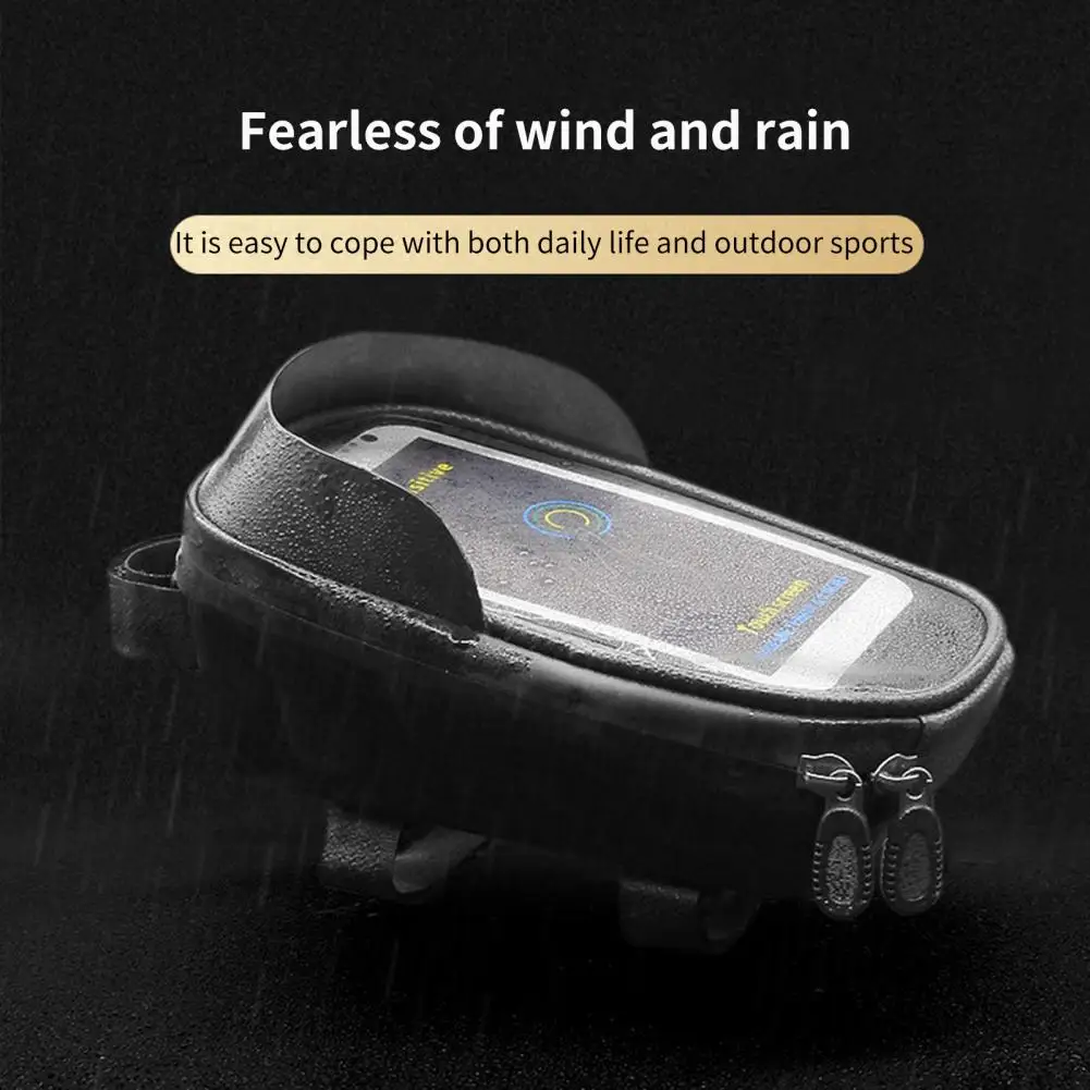 Изысканная сумка на верхнюю трубу водонепроницаемая дизайнерская велосипедная