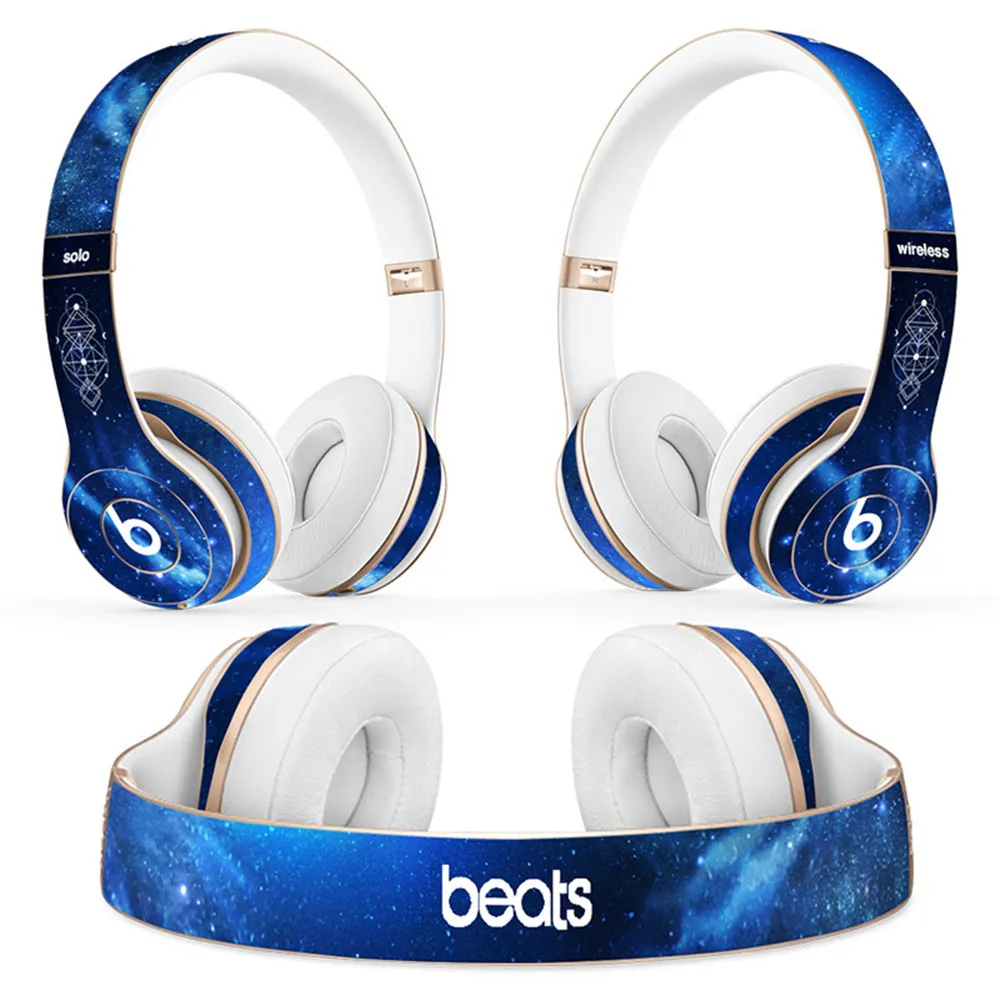 Beats solo 3 Wireless синие. Beats Wireless solo 3 Galaxy. Самсунг битс наушники. Наклейка наушники. Space 3 наушники