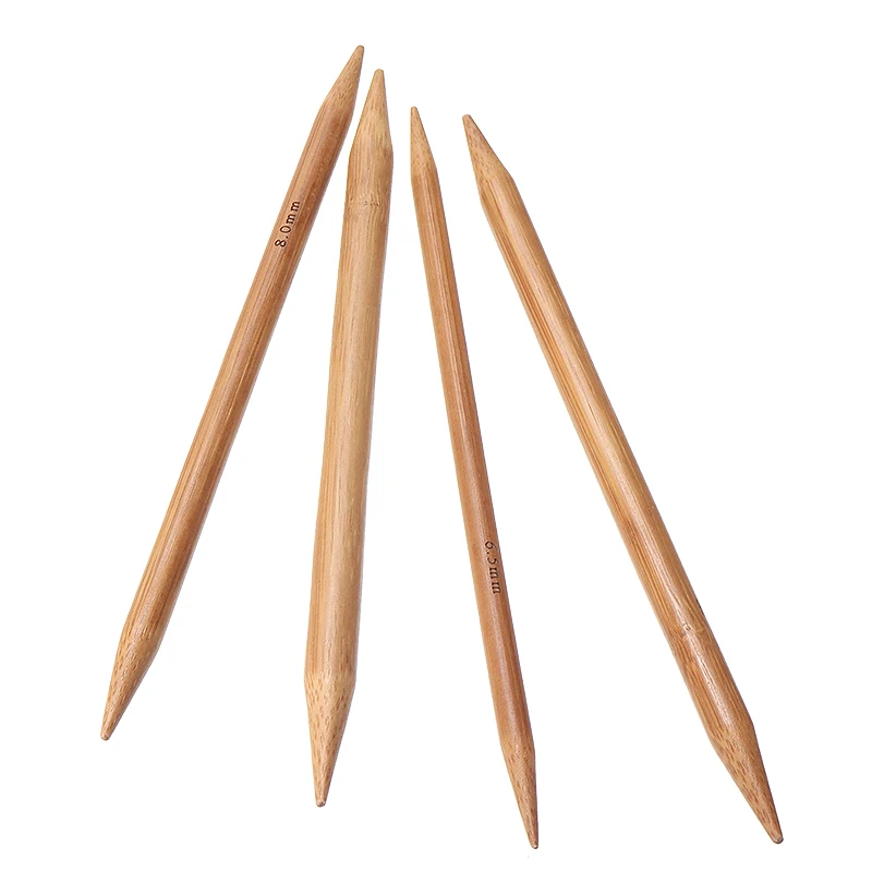 Спицы для вязания бамбуковые двойные 20 см 75 шт. | Дом и сад