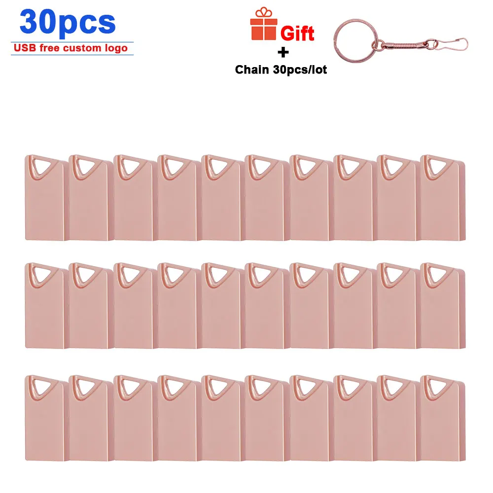 

bulk 30pcs free logo mini Pen Drive USB 2.0 pendrive 64GB 32GB16gb 8gb 4gb Metal USB Flash Drive Memory stick Memory stick gift