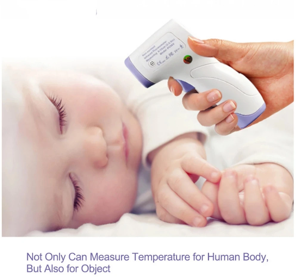 Цифровой термометр инфракрасный для лба Бесконтактный измеритель температуры