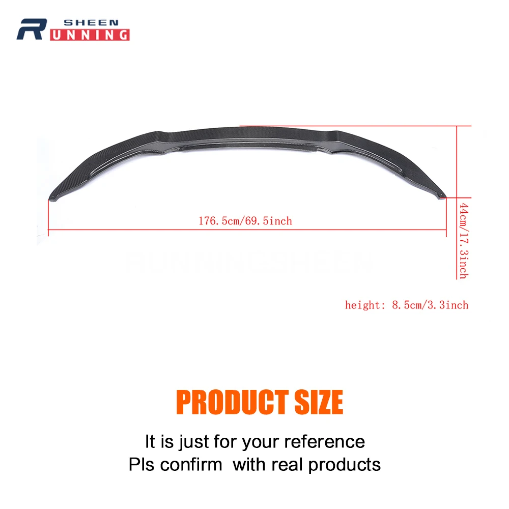 

For BMW F80 M3 F82 F83 M4 2014 - 2018 Sedan Coupe Convertible Front Bumper Lip Spoiler Splitters Carbon Fiber / FRP